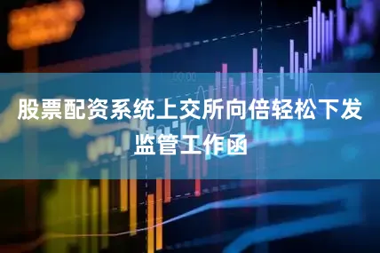股票配资系统上交所向倍轻松下发监管工作函